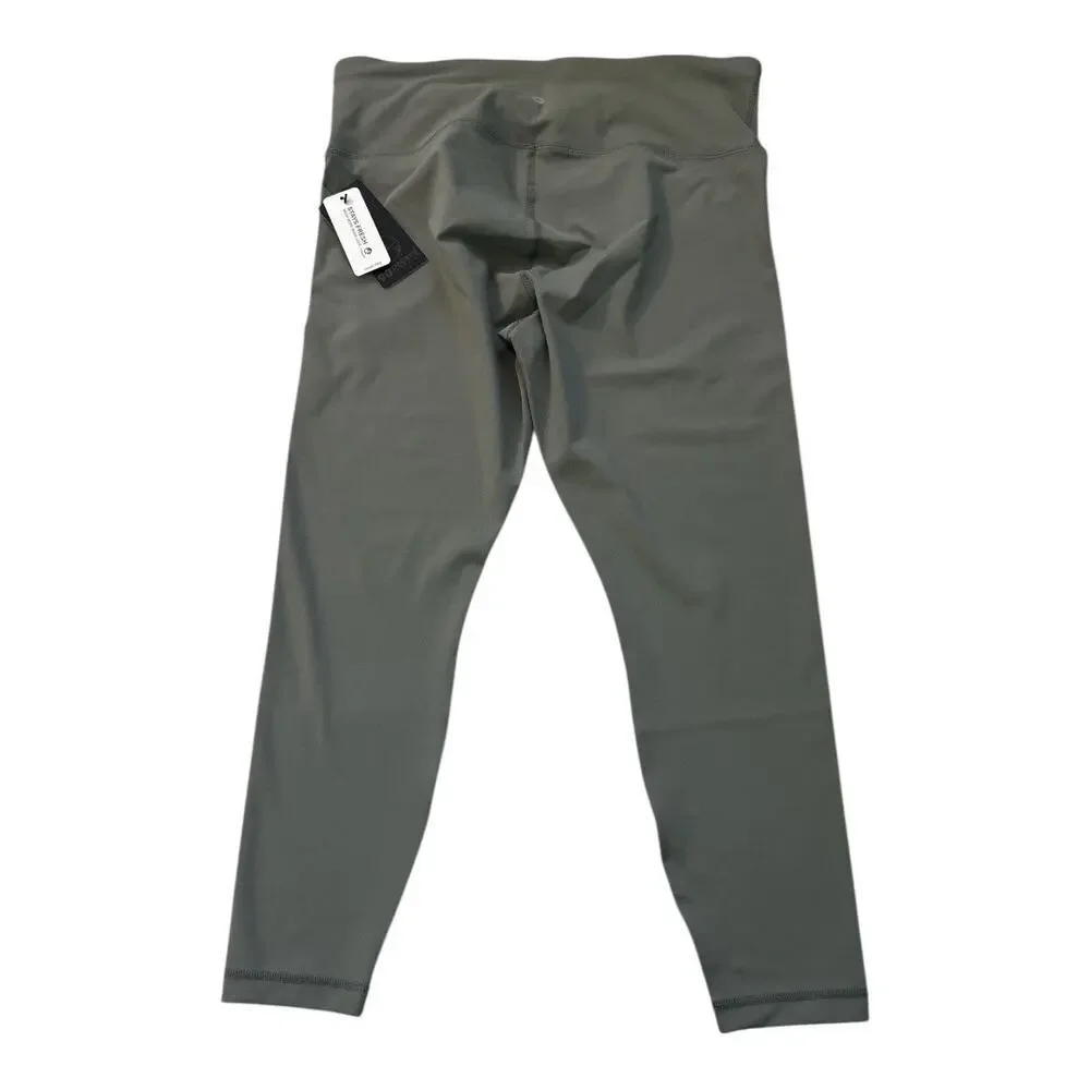 90 Degree by Reflex Interlink Squat Proof High Rise Legging Mulled Basil Size 1X